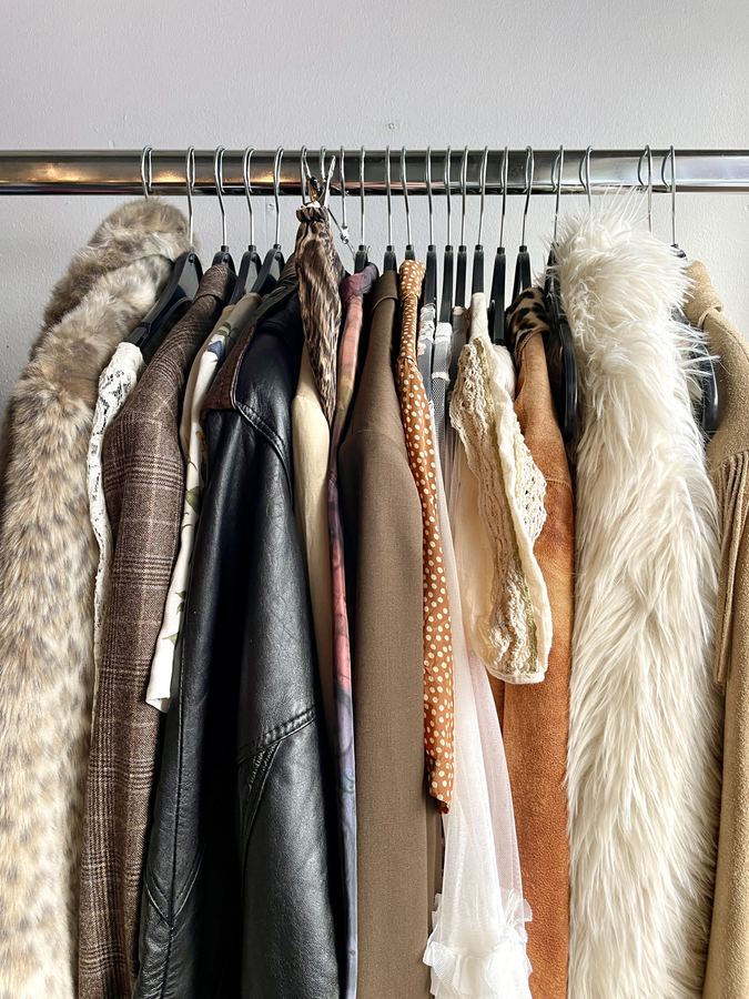 A closet full of hand-picked vintage