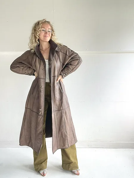 Long Shearling Coat, photo 12