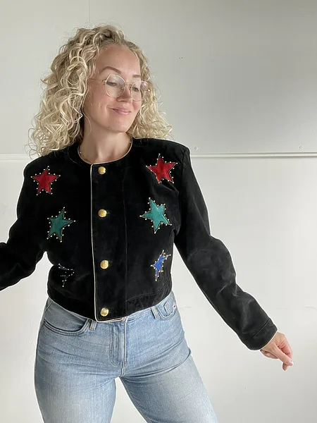 Suede Star Statement Jacket, photo 3