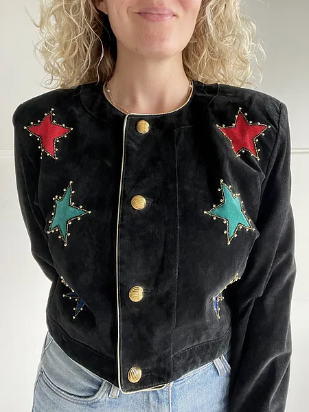Suede Star Statement Jacket, photo 5