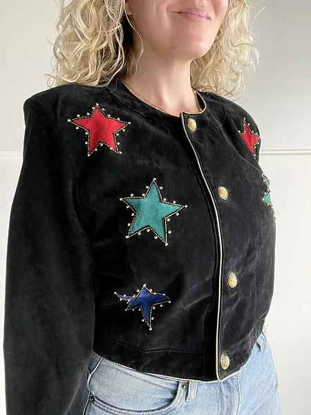 Suede Star Statement Jacket, photo 6