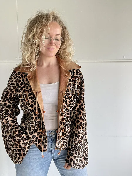 Reversible Leopard Print Jacket, full look