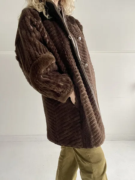 Reversible Shearling Coat, photo 1