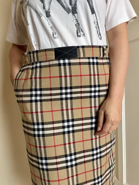 Burberrys Nova Check Wool Skirt, photo 7