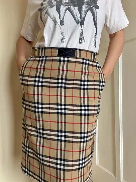 Burberrys Nova Check Wool Skirt, photo 4