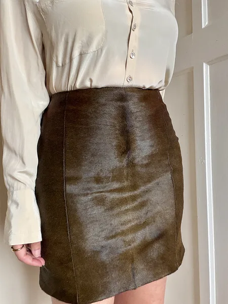 Prada Pony Hair Mini Skirt, photo 4