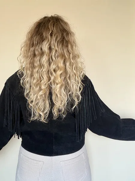 Black Suede Fringe Jacket, photo 7