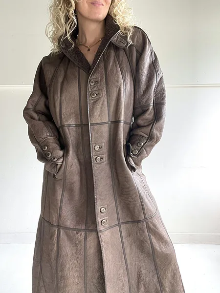 Long Shearling Coat, photo 1