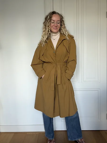 Ochre 80's Trenchcoat, photo 11