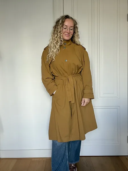 Ochre 80's Trenchcoat, photo 3
