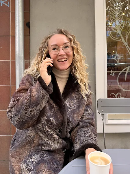 Paisley Print Faux Shearling Coat