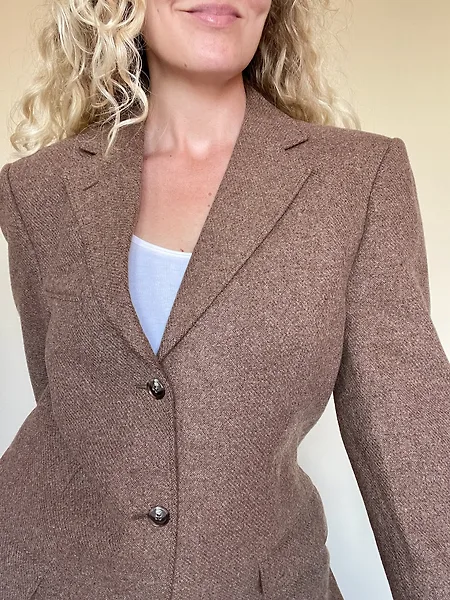 Brown Wool Blazer