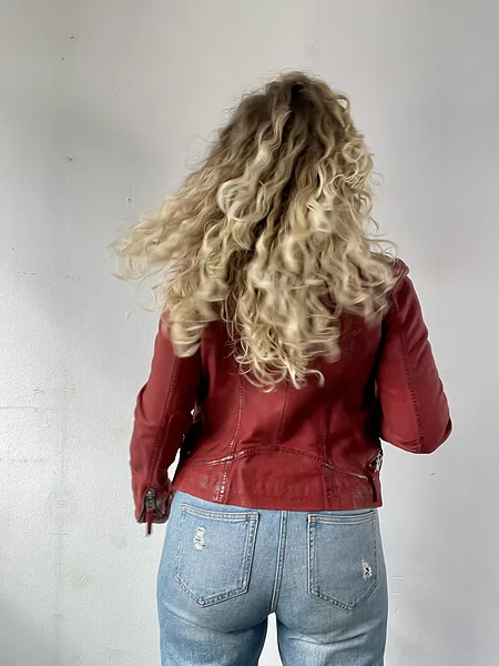 Mustang Leather Biker Jacket, photo 7