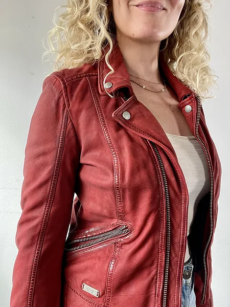 Mustang Leather Biker Jacket