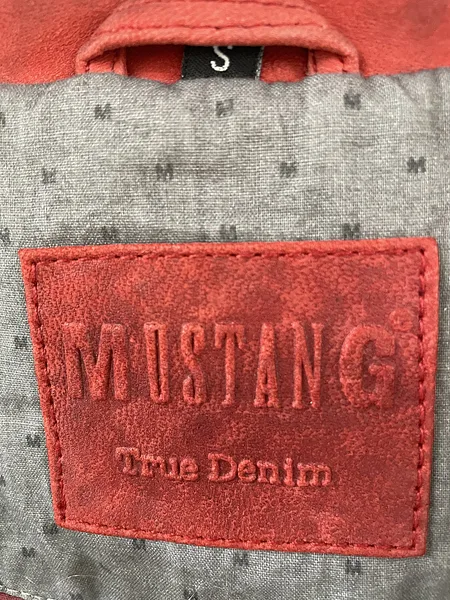 Mustang Leather Biker Jacket, photo 3