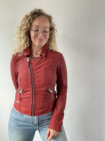 Mustang Leather Biker Jacket, photo 8