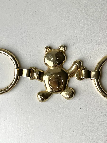 Gold Teddy Bear Chain Belt, photo 6