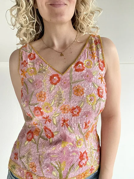 Sequin Floral Top, photo 3