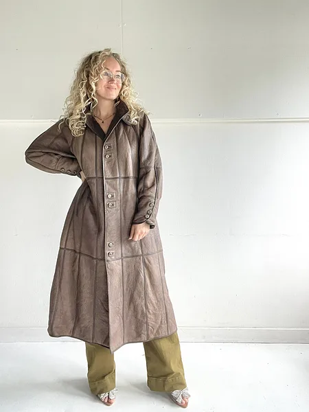 Long Shearling Coat, photo 9