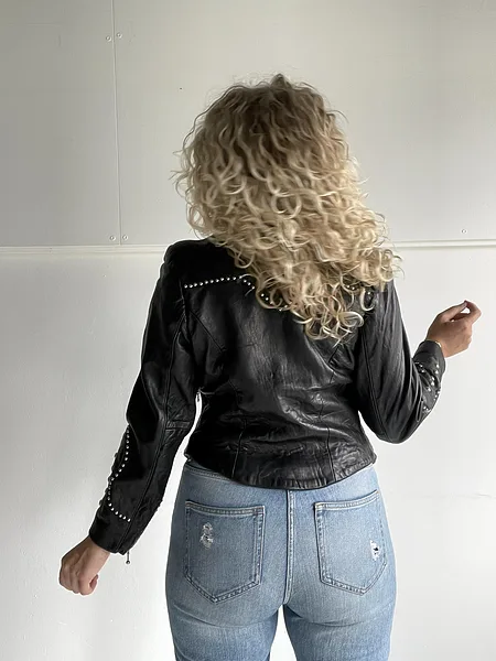 Buttery Soft Leather 90s Studs Jacket, photo 10