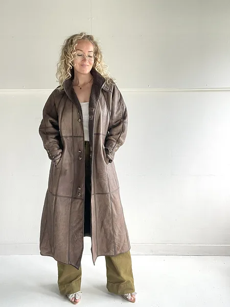 Long Shearling Coat, photo 11